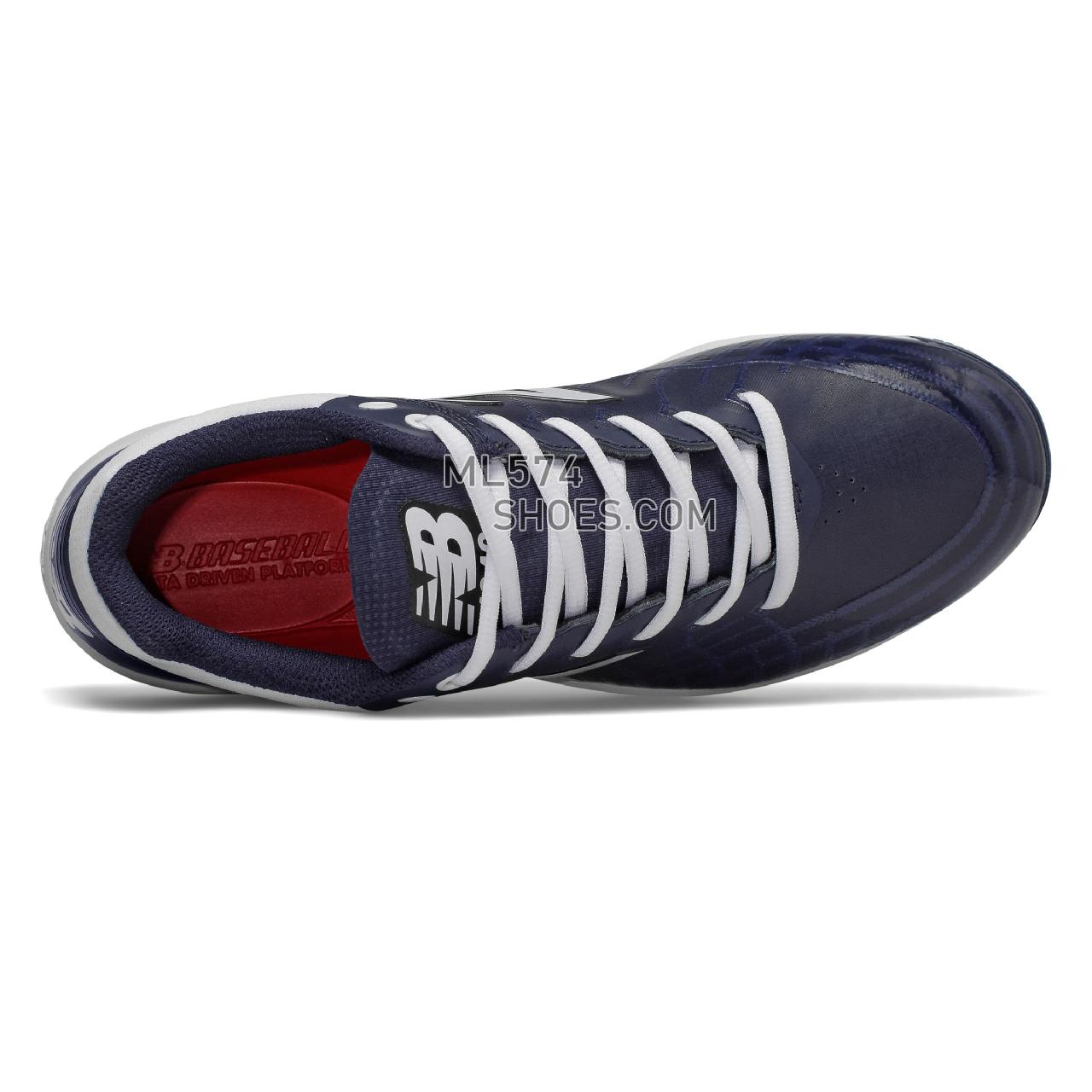 New Balance 4040v5 Metal - Men's Baseball Turf - Navy with White - L4040TN5