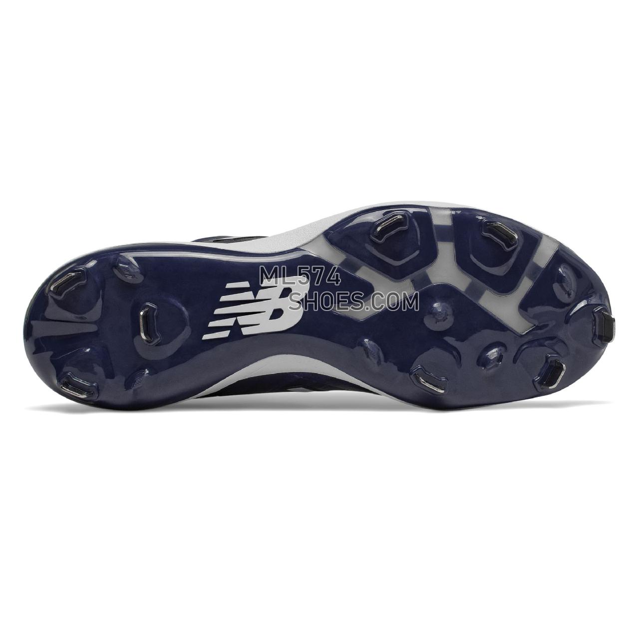 New Balance 4040v5 Metal - Men's Baseball Turf - Navy with White - L4040TN5