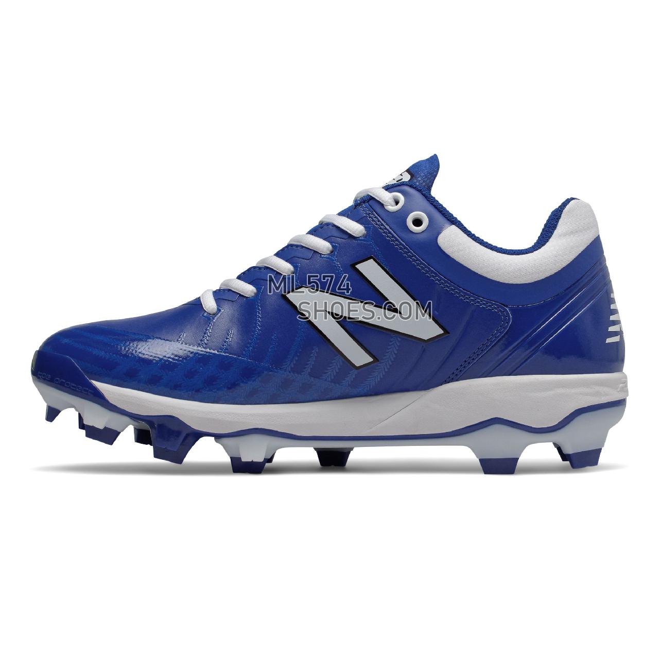 New Balance 4040v5 TPU - Men's Baseball Turf - Royal Blue with White - PL4040B5