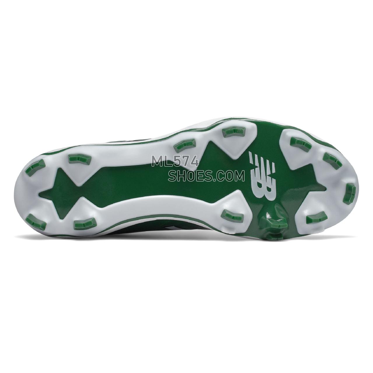 New Balance 4040v5 TPU - Men's Baseball Turf - Green with White - PL4040F5