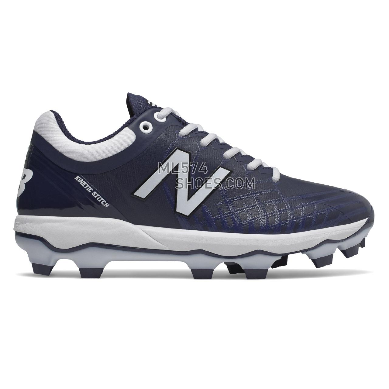 New Balance 4040v5 TPU - Men's Baseball Turf - Navy with White - PL4040N5