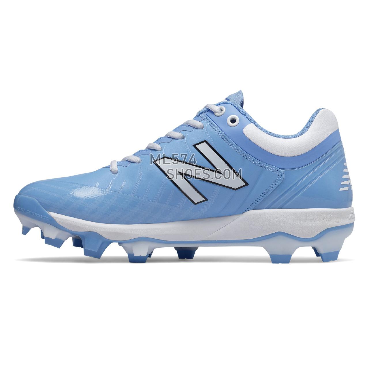 New Balance 4040v5 TPU - Men's Baseball Turf - Baby Blue with White - PL4040S5
