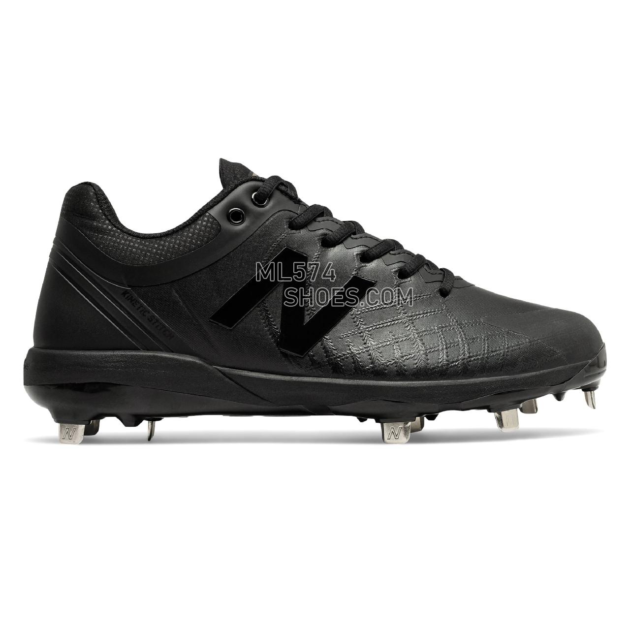 New Balance 4040v5 Triple Black - Men's Baseball Turf - Triple Black with Black - L4040AK5