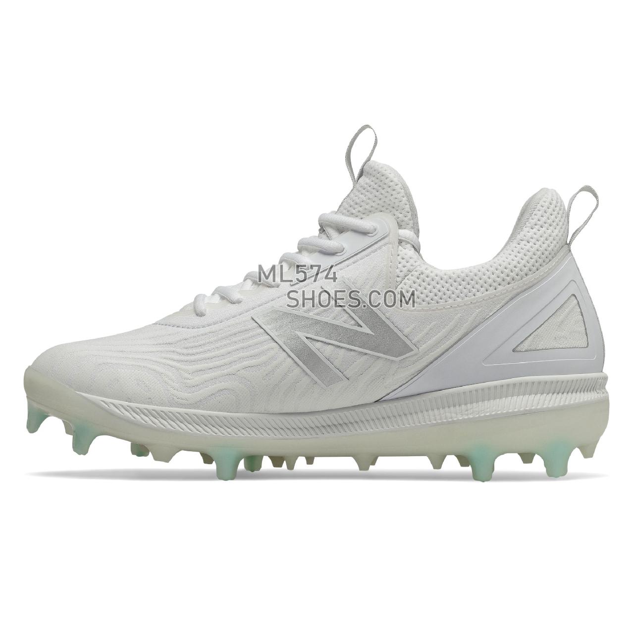 New Balance FuelCell COMPv2 - Men's Baseball Turf - White with Munsell White - LCOMPTW2