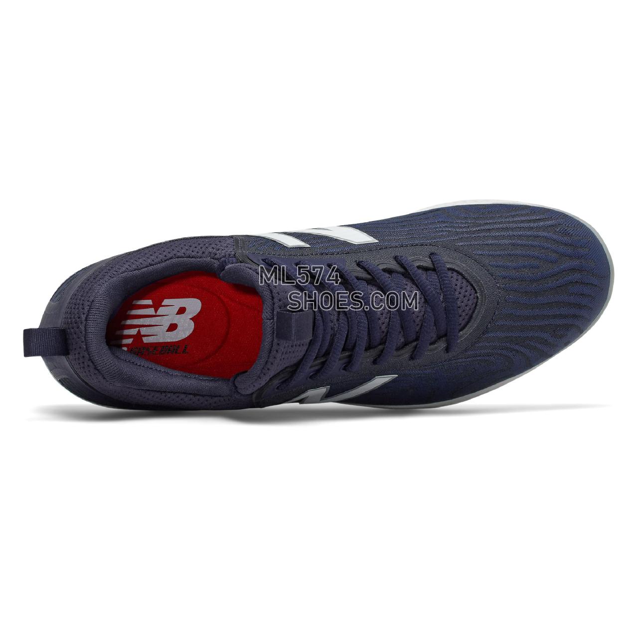 New Balance FuelCell COMPv2 - Men's Baseball Turf - Vintage Indigo with Team Navy - LCOMPTN2