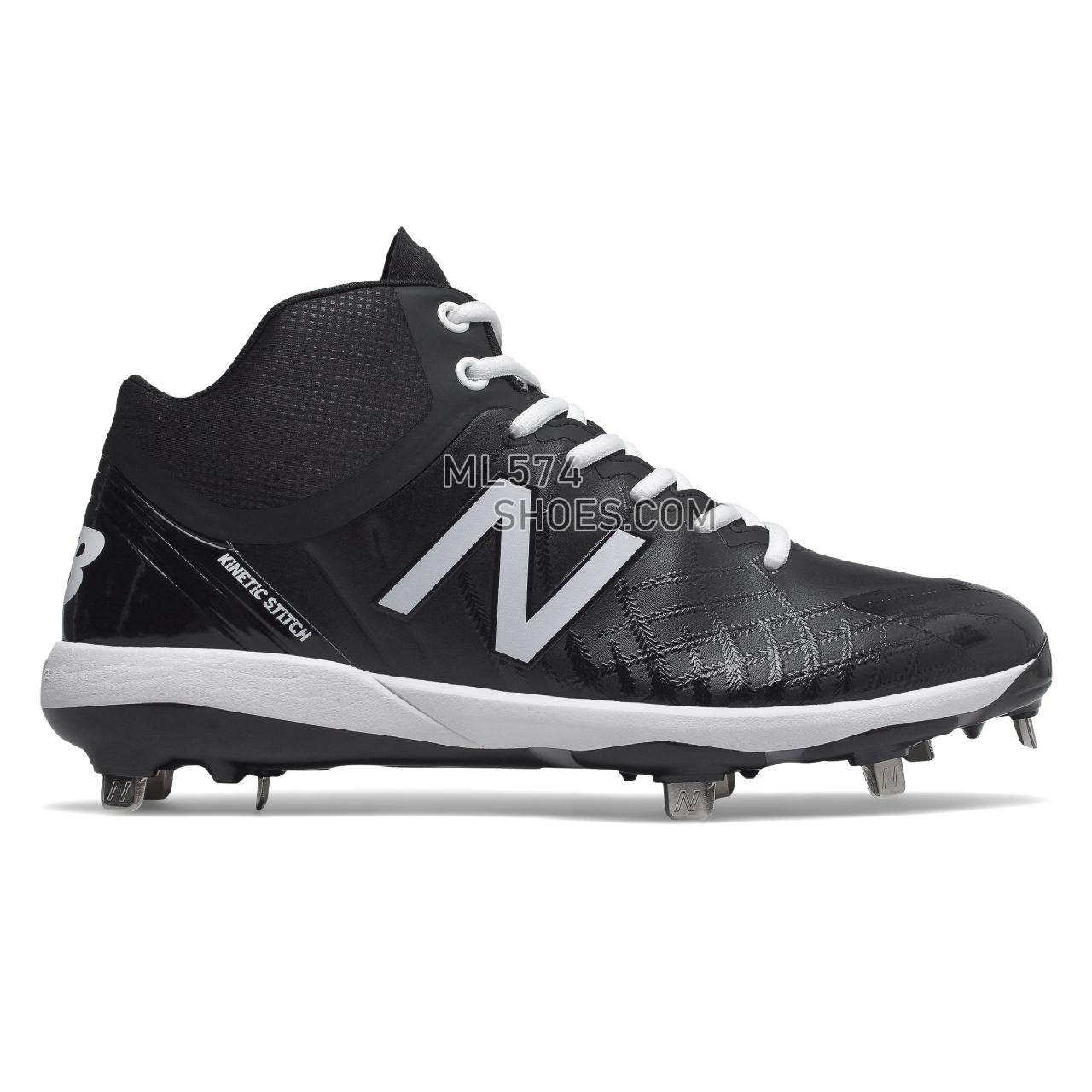 New Balance 4040v5 Mid-Cut Metal - Men's Baseball Turf - Black with Black Caviar - M4040BK5