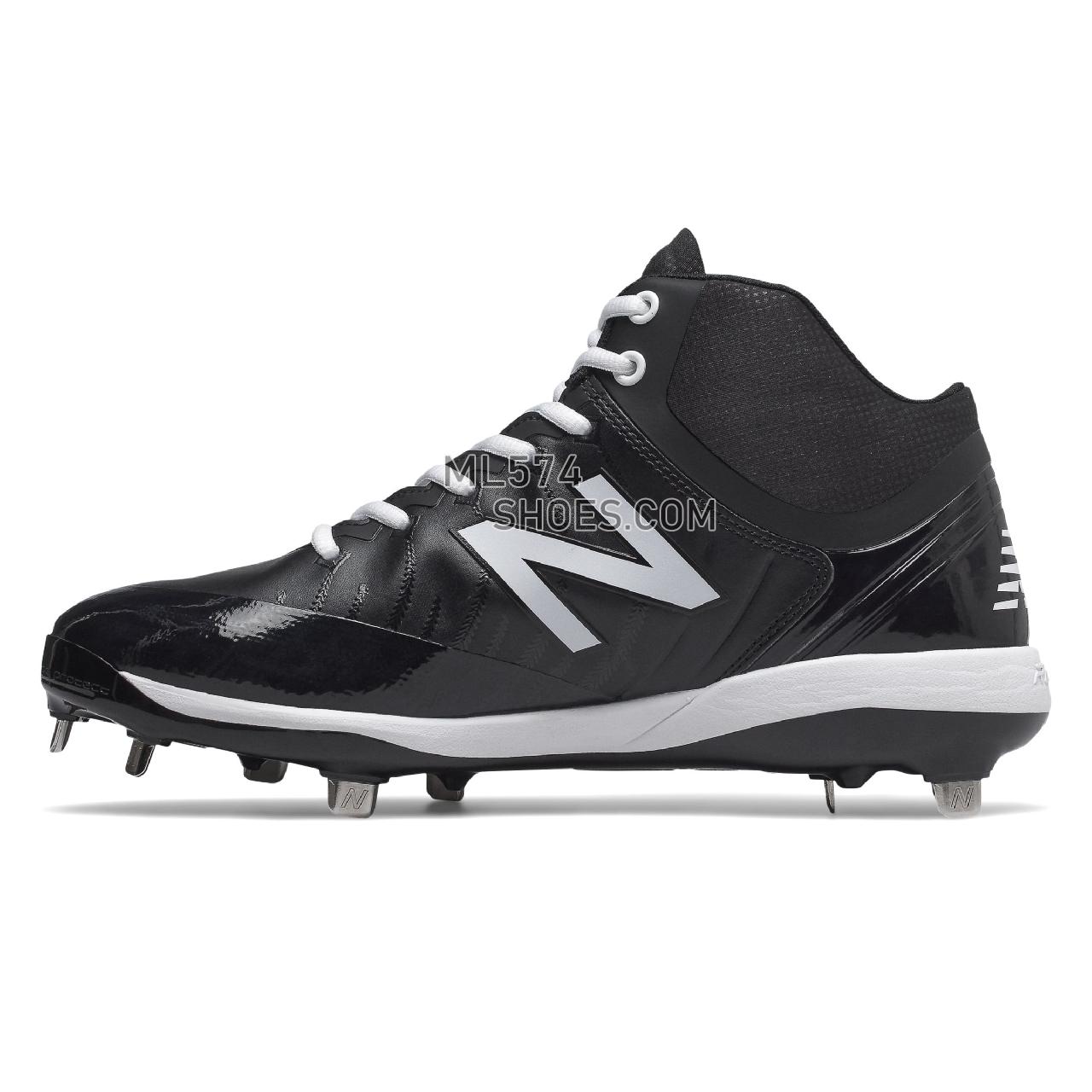 New Balance 4040v5 Mid-Cut Metal - Men's Baseball Turf - Black with Black Caviar - M4040BK5