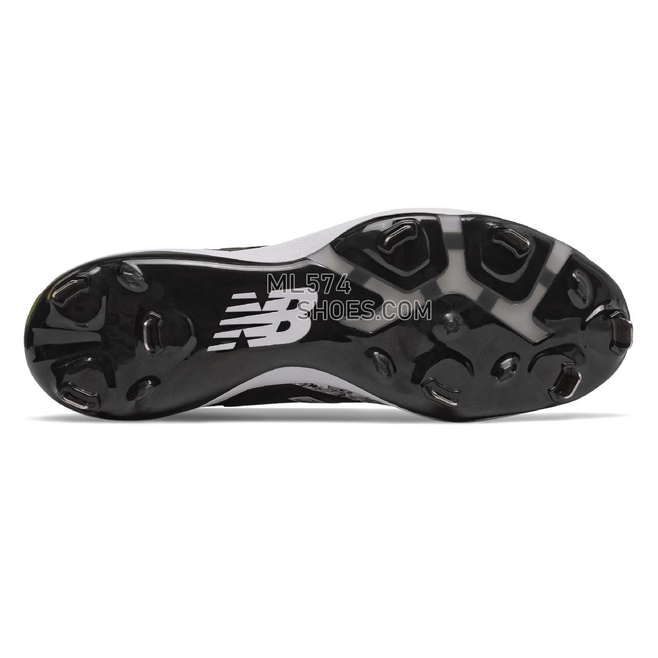 New Balance 4040v5 Pedroia Metal - Men's Baseball Turf - Black Camo with White and Red - L4040PK5