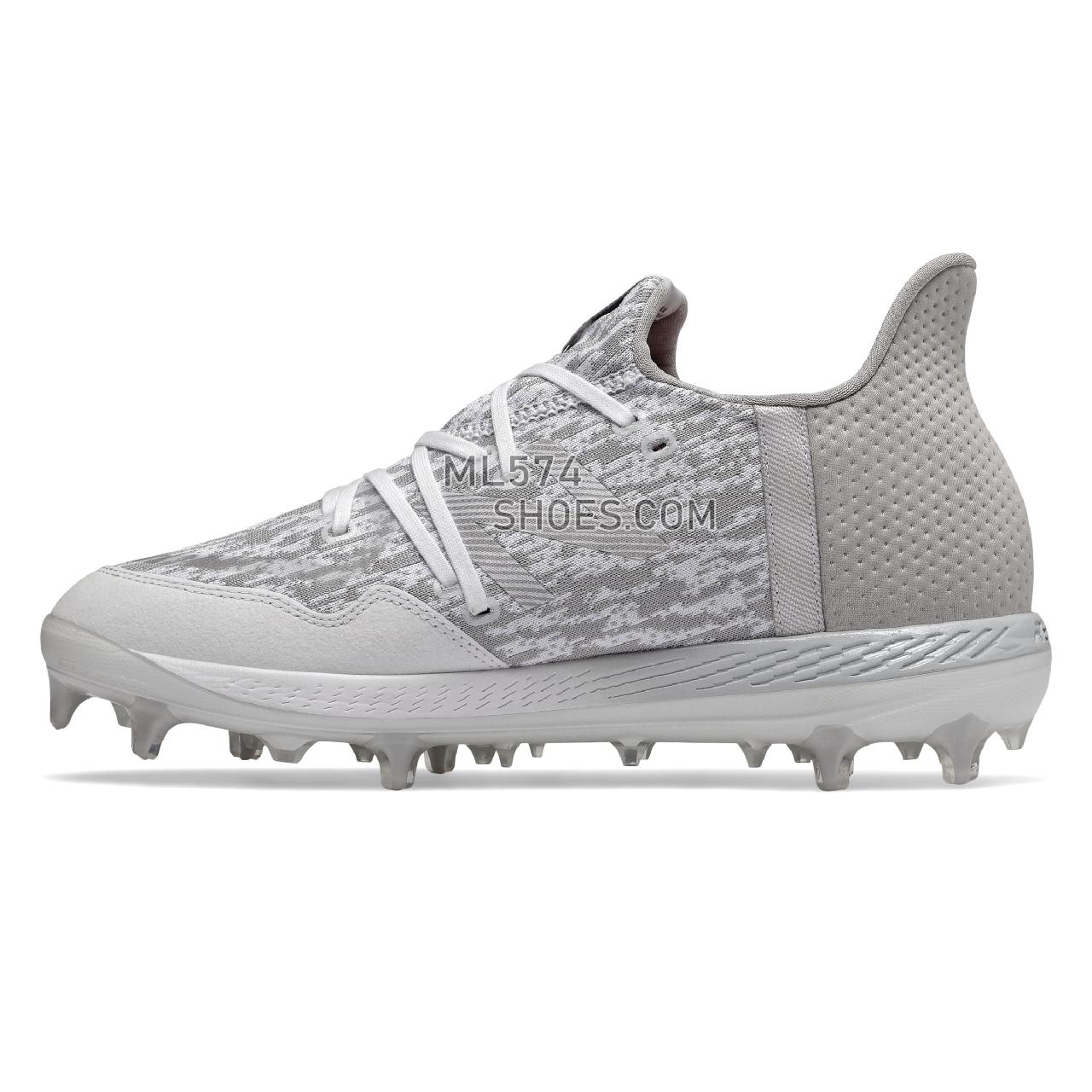 New Balance Cypher 12 - Men's Baseball Turf - White - LCYPHWT2