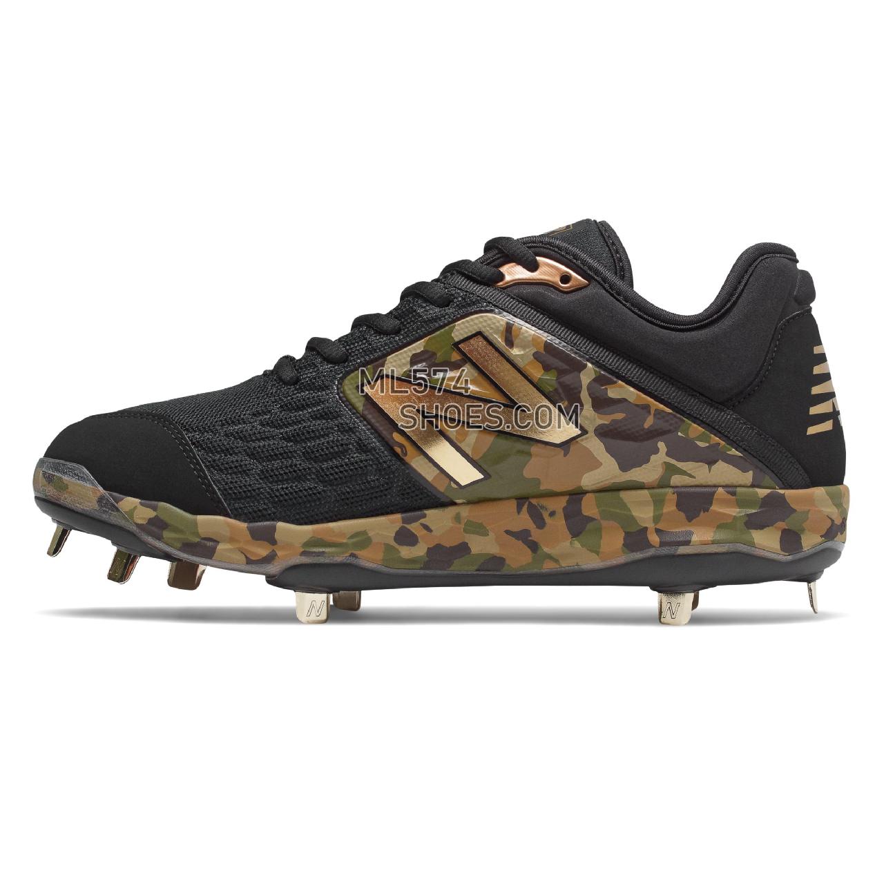 New Balance Fresh Foam 3000v4 Metal Armed Forces Day - Men's Baseball Turf - Black with Camo Green - L3000MD4