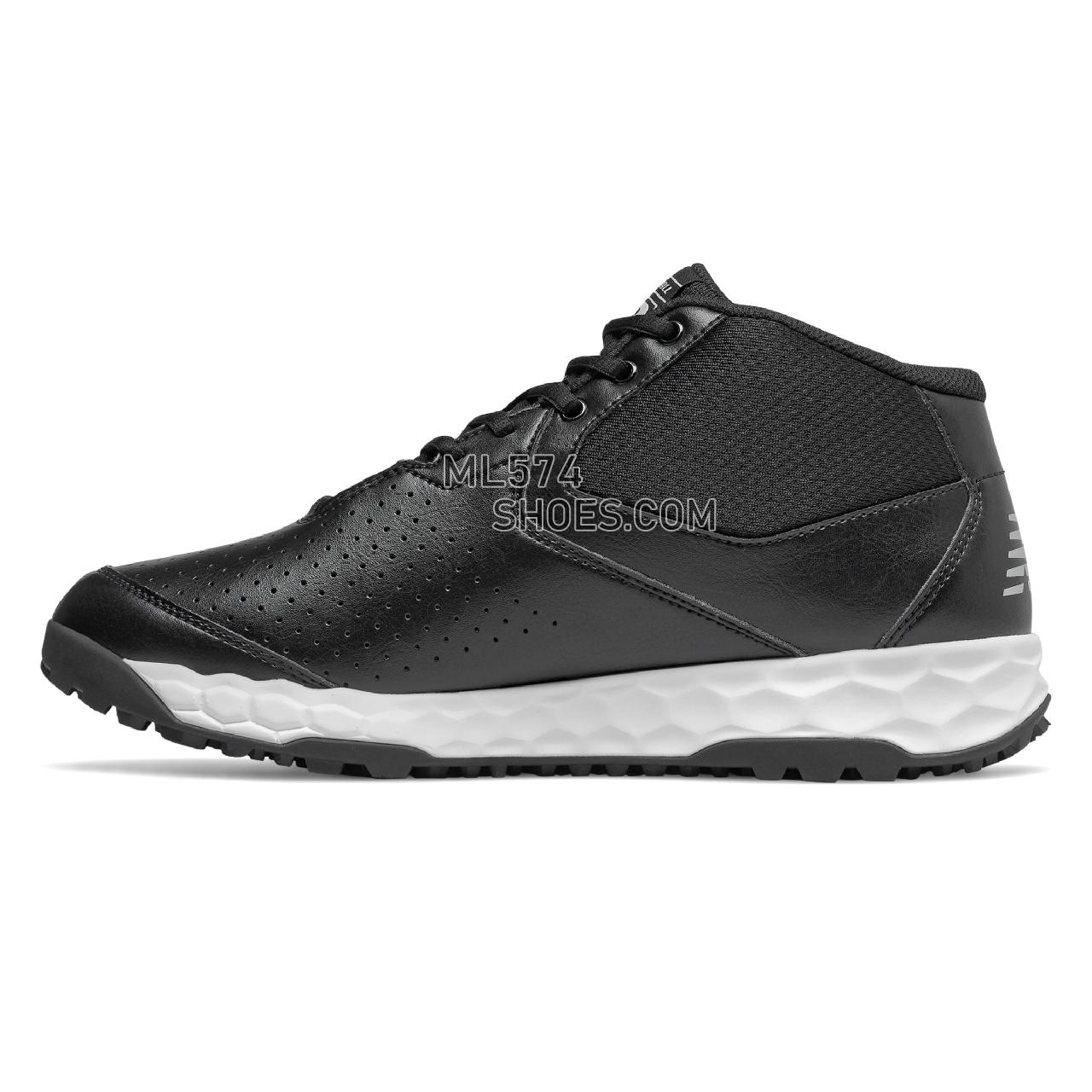 New Balance 950v3 - Men's Umpire Footwear - Black with White - MUM950T3