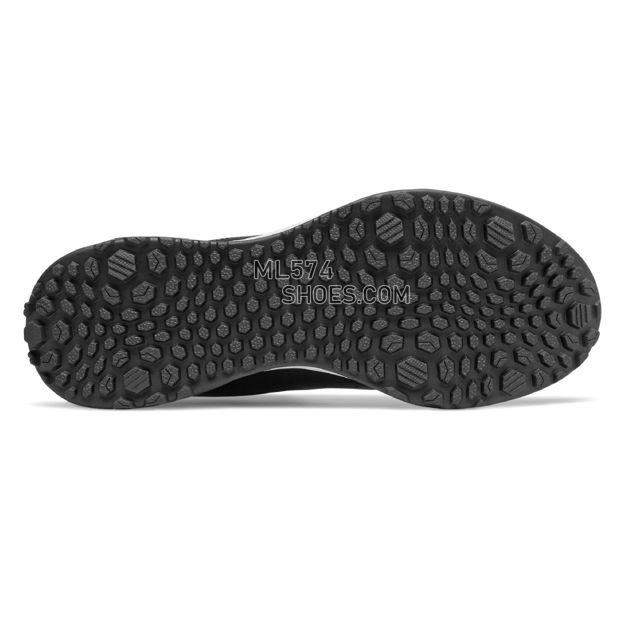 New Balance Fresh Foam 950v3 Field - Men's Umpire Footwear - Black with White - MU950XT3