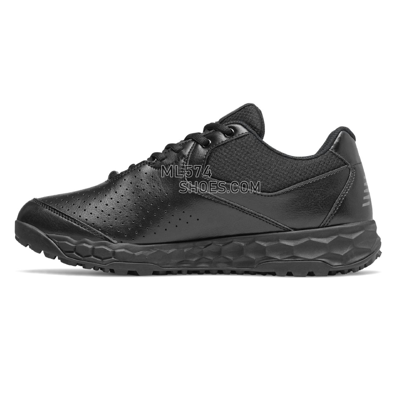 New Balance Fresh Foam 950v3 Low-Cut Field - Men's Umpire Footwear - Black with Black Caviar - MU950AK3