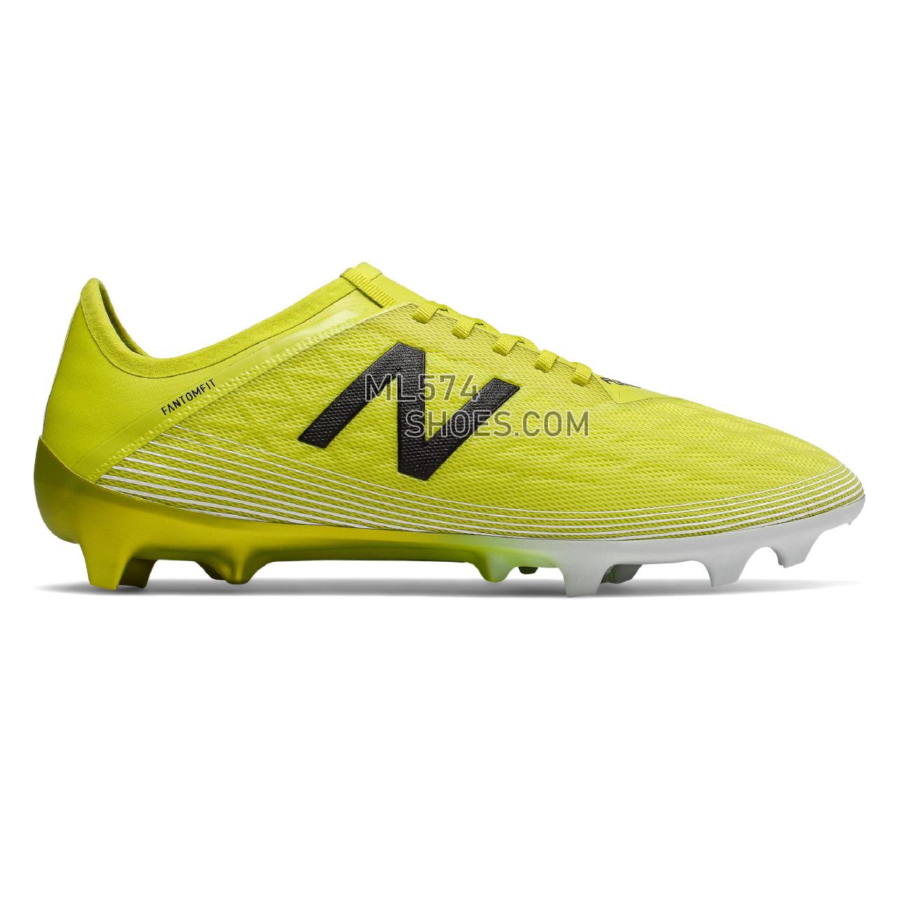 New Balance Furon v5 Pro FG - Men's Soccer - Sulphur with Phantom and White - MSFPFSP5