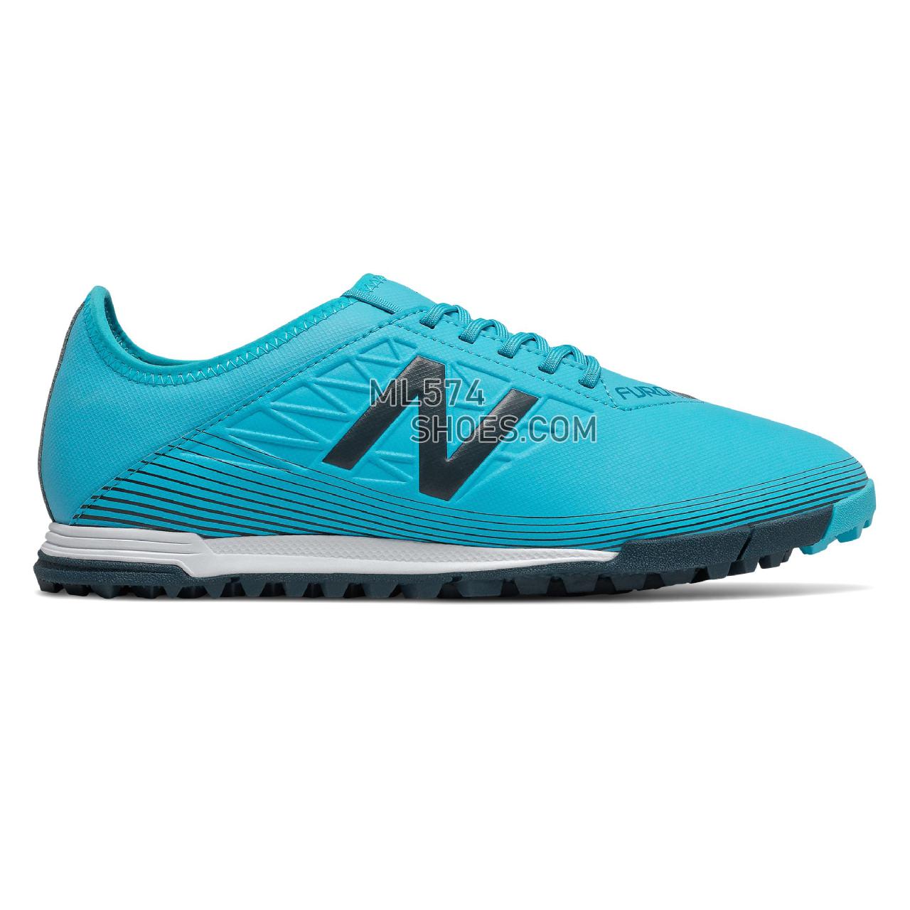 New Balance Furon v5 Dispatch TF - Men's Soccer - Bayside with Supercell - MSFDTBS5