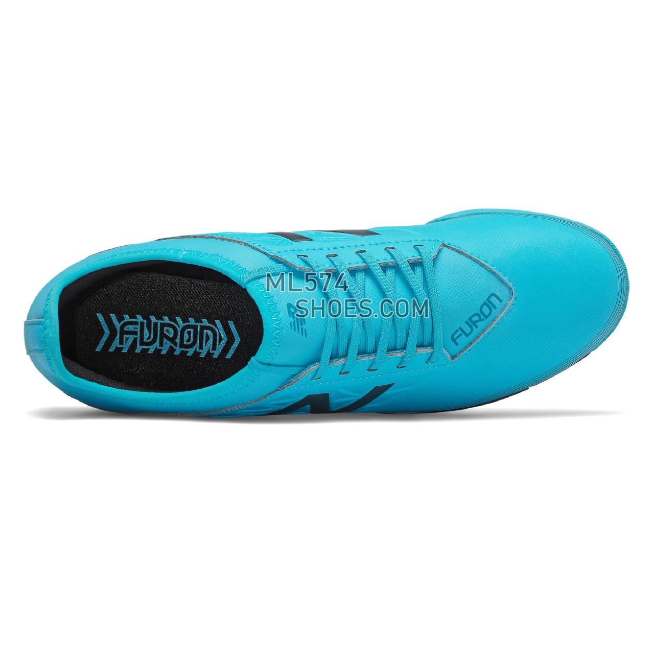 New Balance Furon v5 Dispatch TF - Men's Soccer - Bayside with Supercell - MSFDTBS5