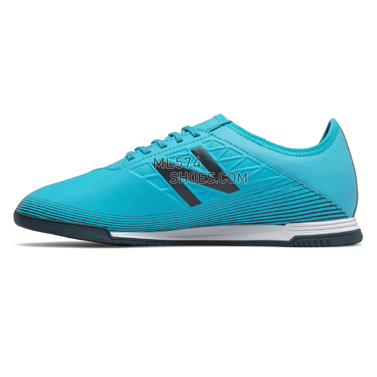 New Balance Furon v5 Dispatch IN - Men's Soccer - Supercell with Bayside - MSFDIBS5