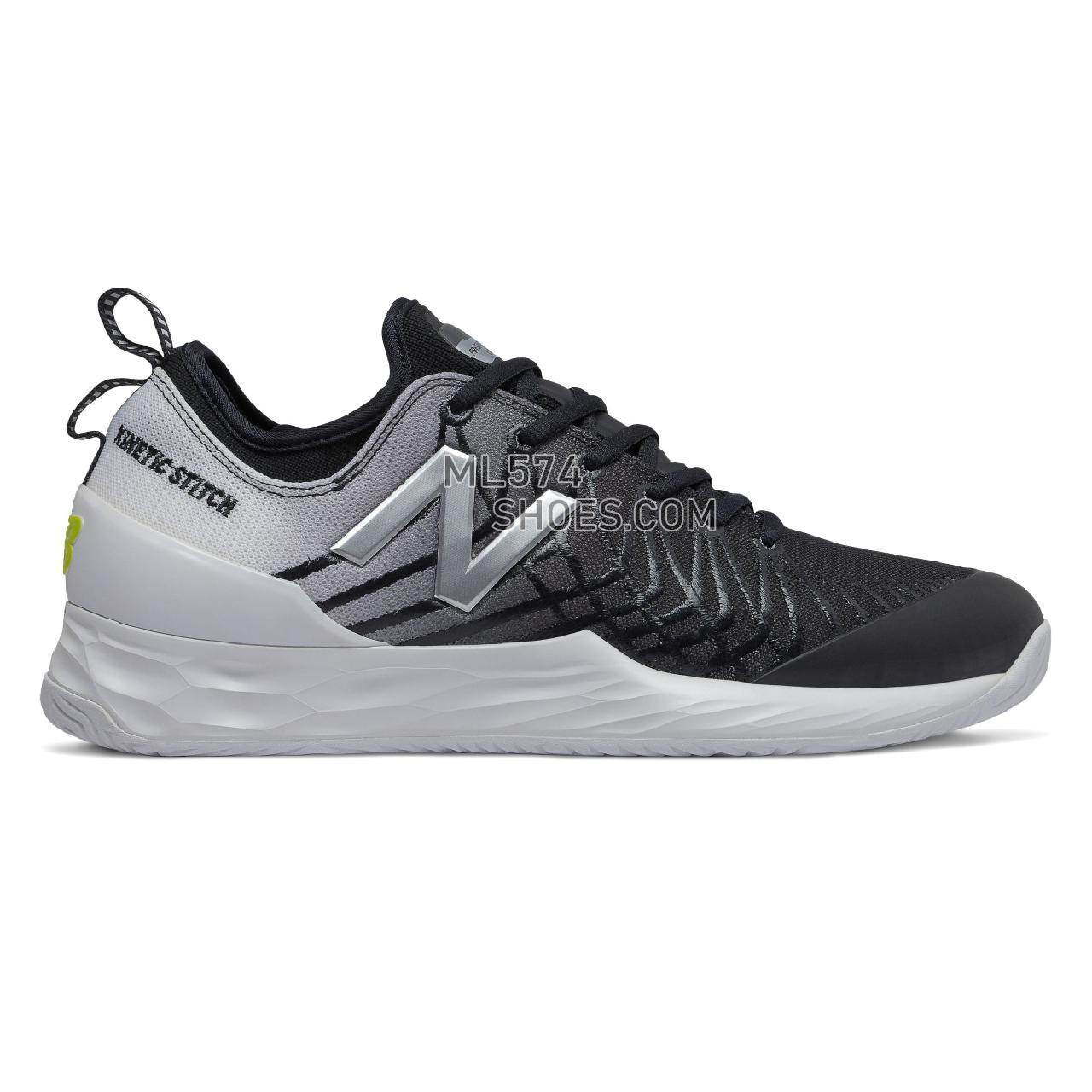 New Balance Fresh Foam Lav - Men's Tennis - Black with White - MCHLAVBK