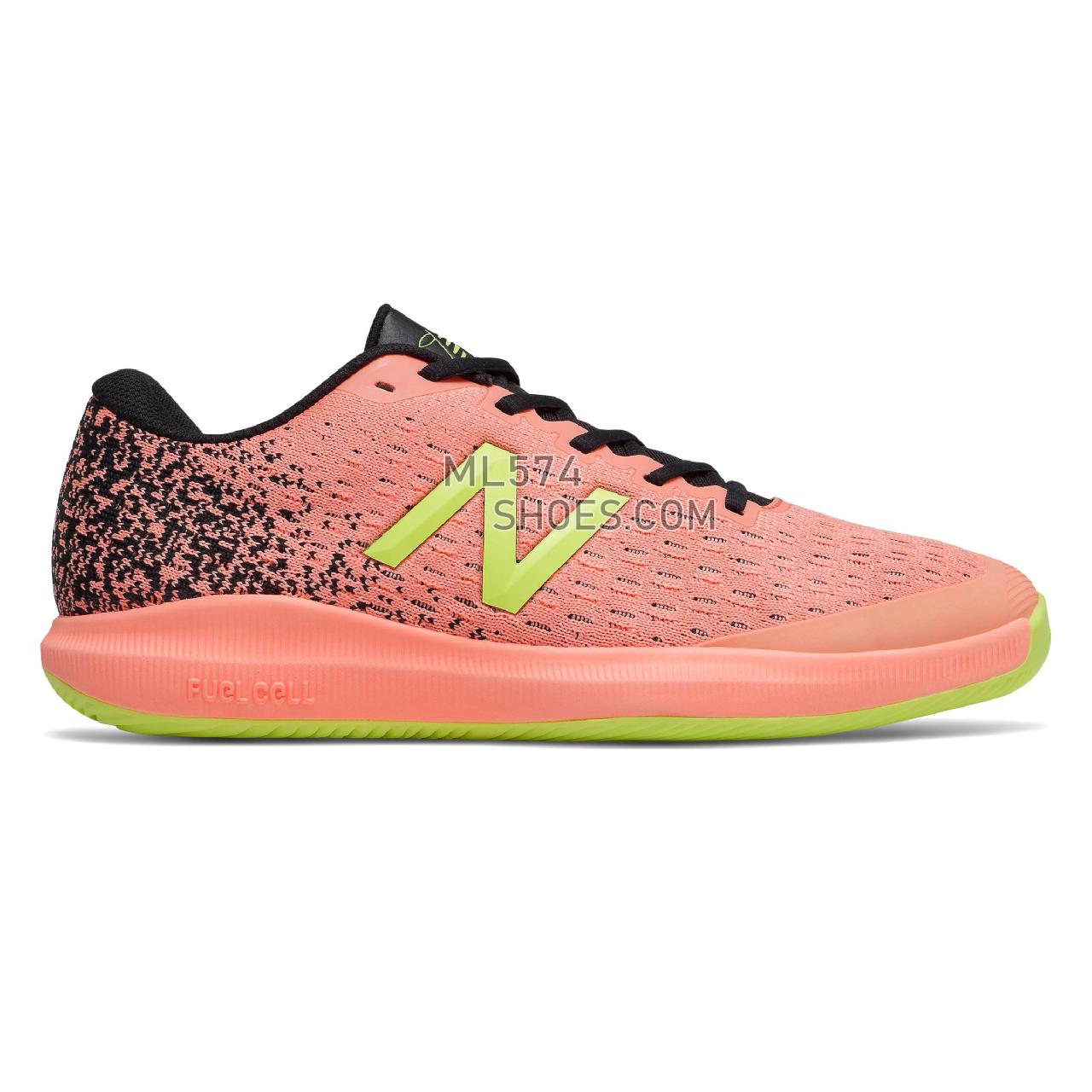 New Balance FuelCell 996v4 - Men's Tennis - Ginger Pink with Black and Hi Lite - MCH996M4