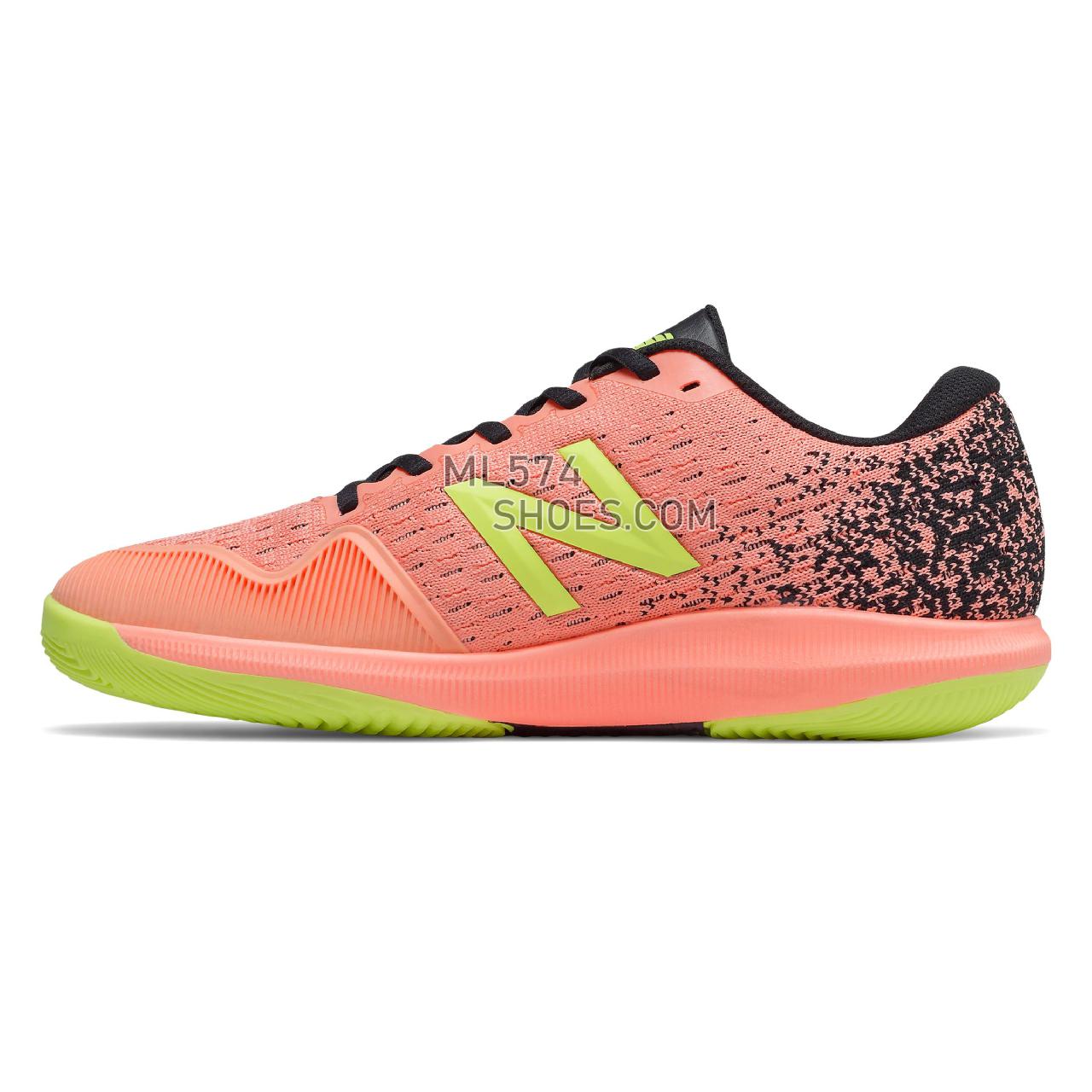New Balance FuelCell 996v4 - Men's Tennis - Ginger Pink with Black and Hi Lite - MCH996M4