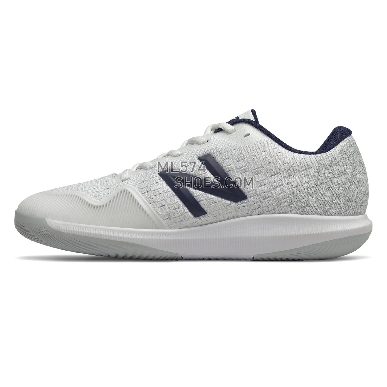 New Balance FuelCell 996v4 - Men's Tennis - White with Grey - MCH996W4