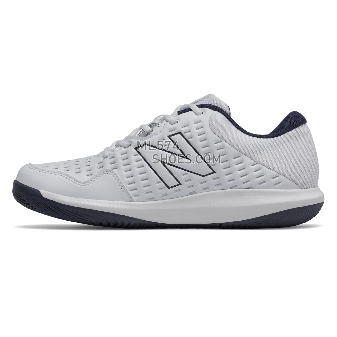 New Balance 696v4 - Men's Tennis - White with Pigment - MCH696W4