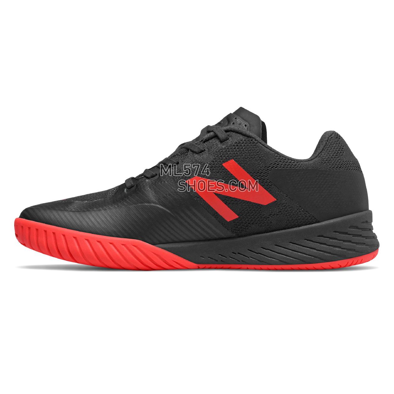New Balance 896v3 - Men's Tennis - Black with Energy Red - MCH896R3