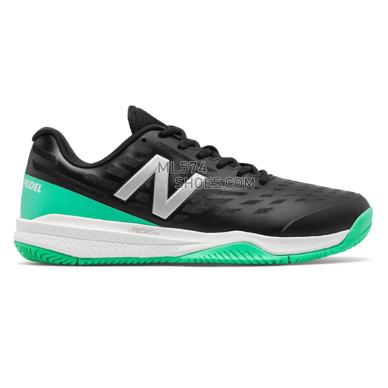 New Balance 796 - Men's Tennis - Black with Neon Emerald - MCH796PA