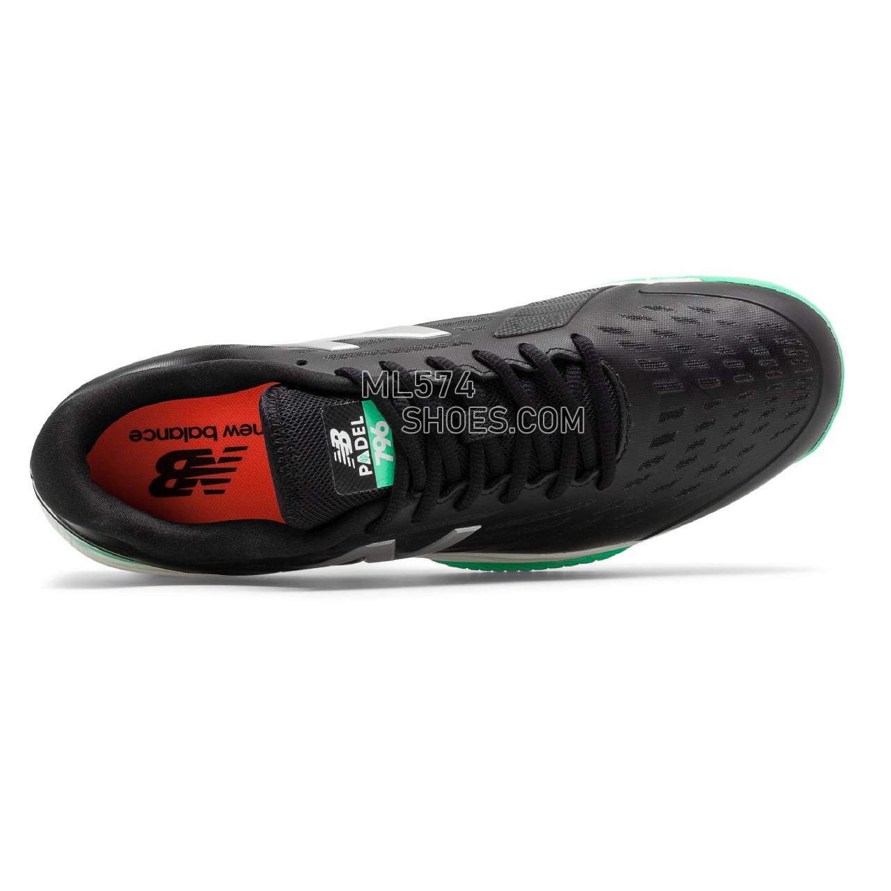 New Balance 796 - Men's Tennis - Black with Neon Emerald - MCH796PA