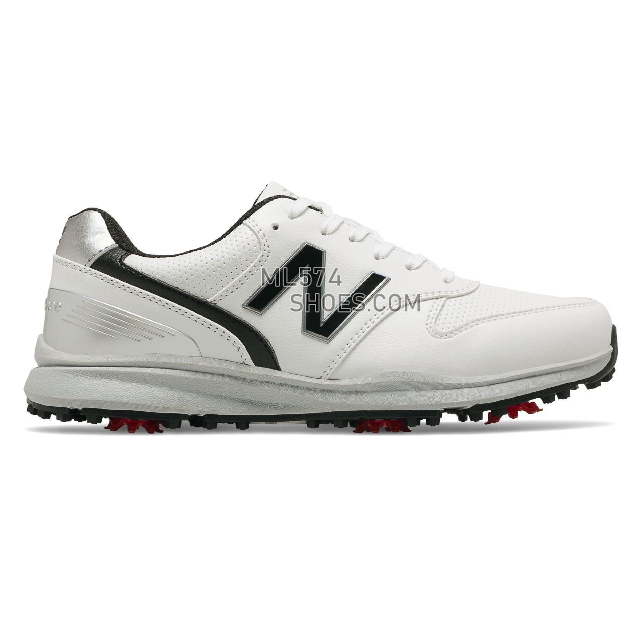 New Balance Sweeper - Men's Golf - White with Black - NBG1800WK