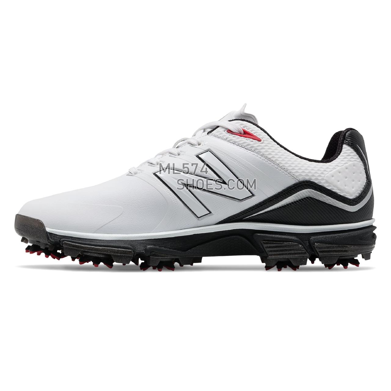 New Balance NB Tour - Men's Golf - White with Black - NBG3001WK
