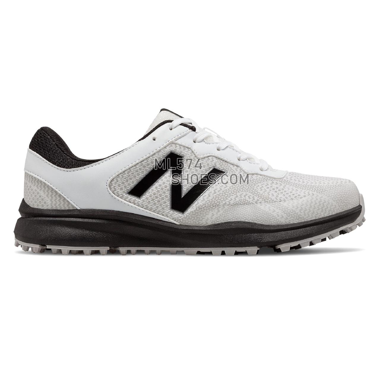 New Balance Breeze - Men's Golf - White with Black - NBG1801WK