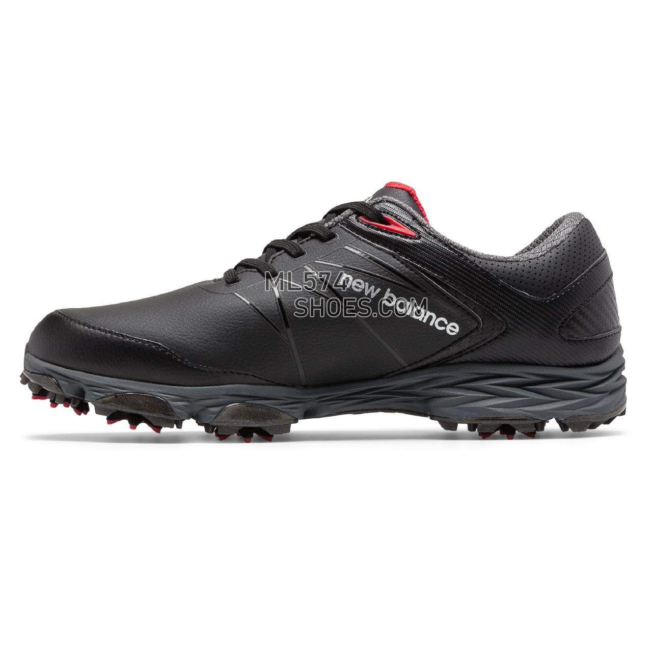New Balance Striker - Men's Golf - Black with Red - NBG2005BR