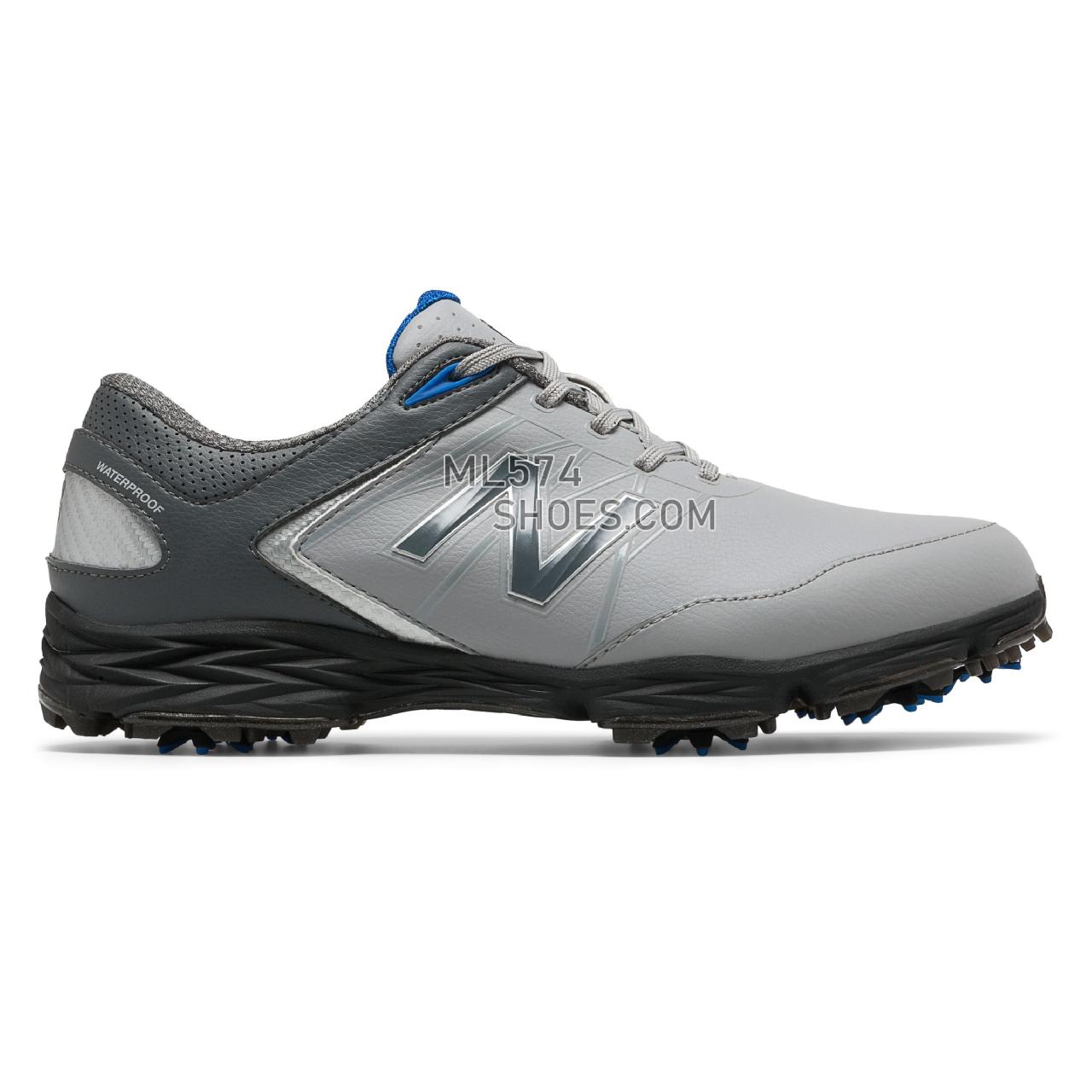 New Balance Striker - Men's Golf - Grey with Blue - NBG2005GB
