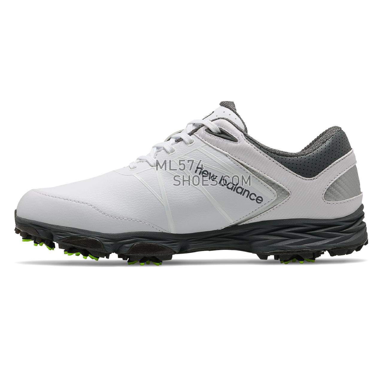New Balance Striker - Men's Golf - White with Grey - NBG2005WG