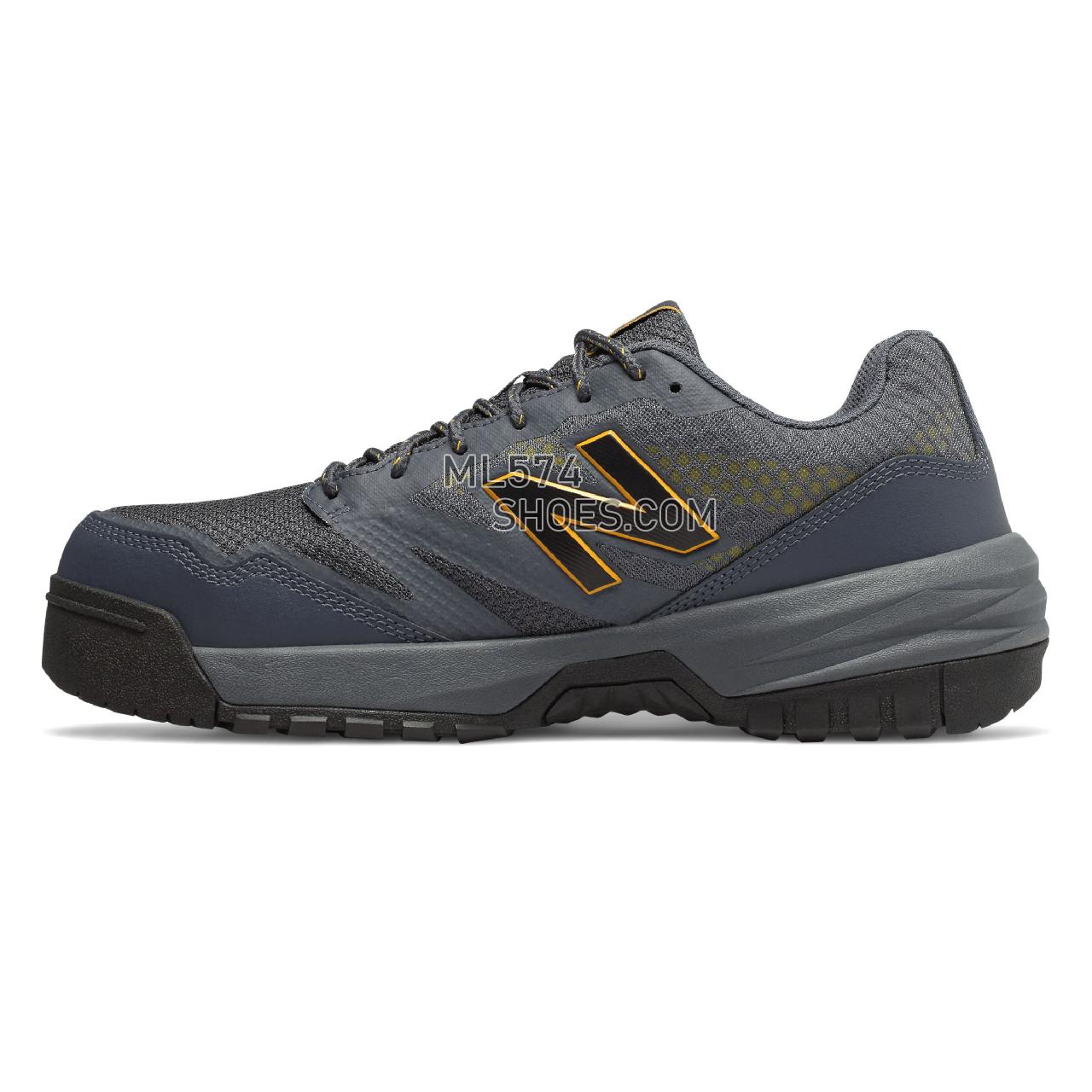 New Balance Composite Toe 589 - Men's Work - Chalkboard with Sunflower and Light Cliff Grey - MID589LC