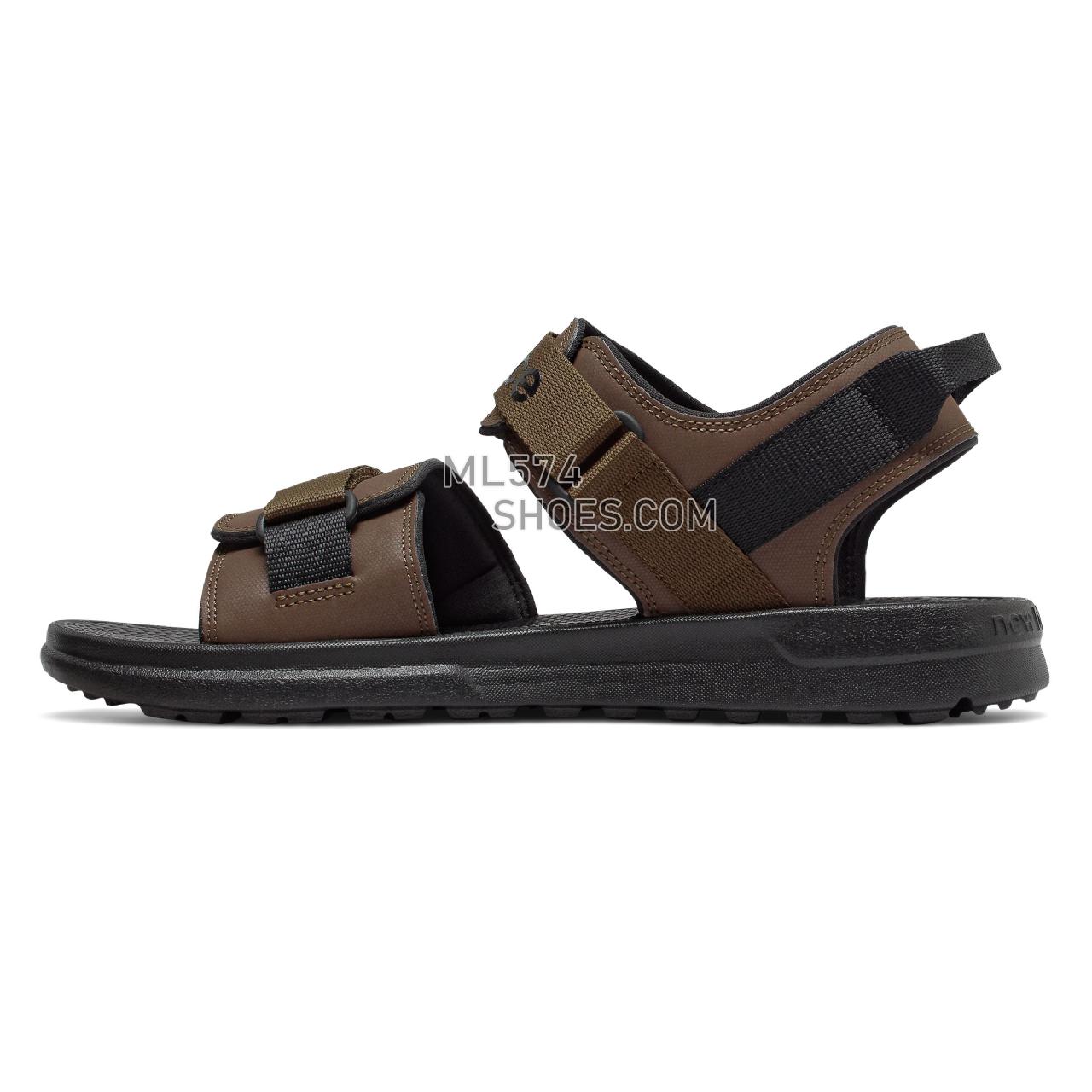 New Balance 250 - Men's Sandals - Brown Adrift with Black - SUA250B1