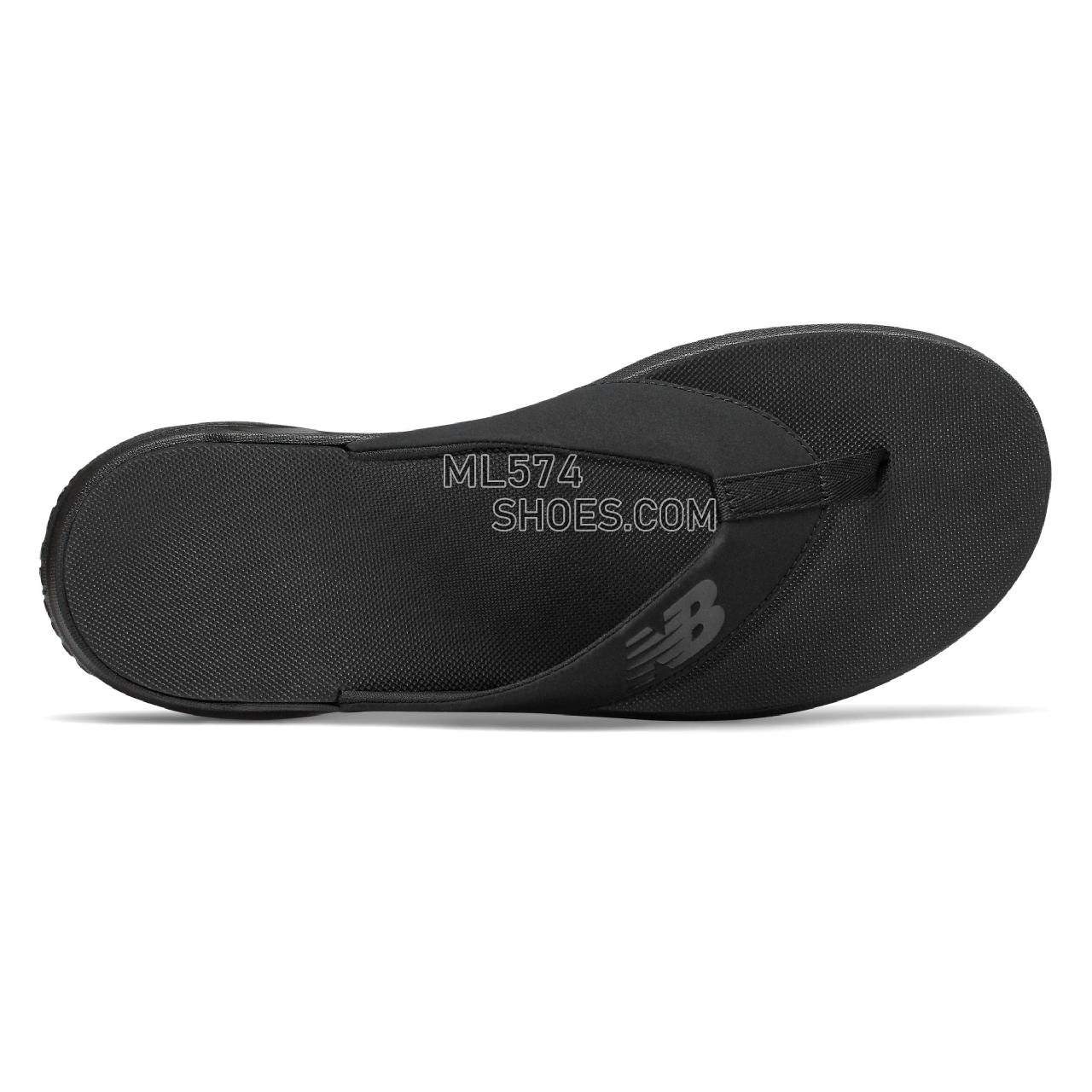 New Balance 340 - Men's Flip Flops - Black with Magnet - SMT340K1
