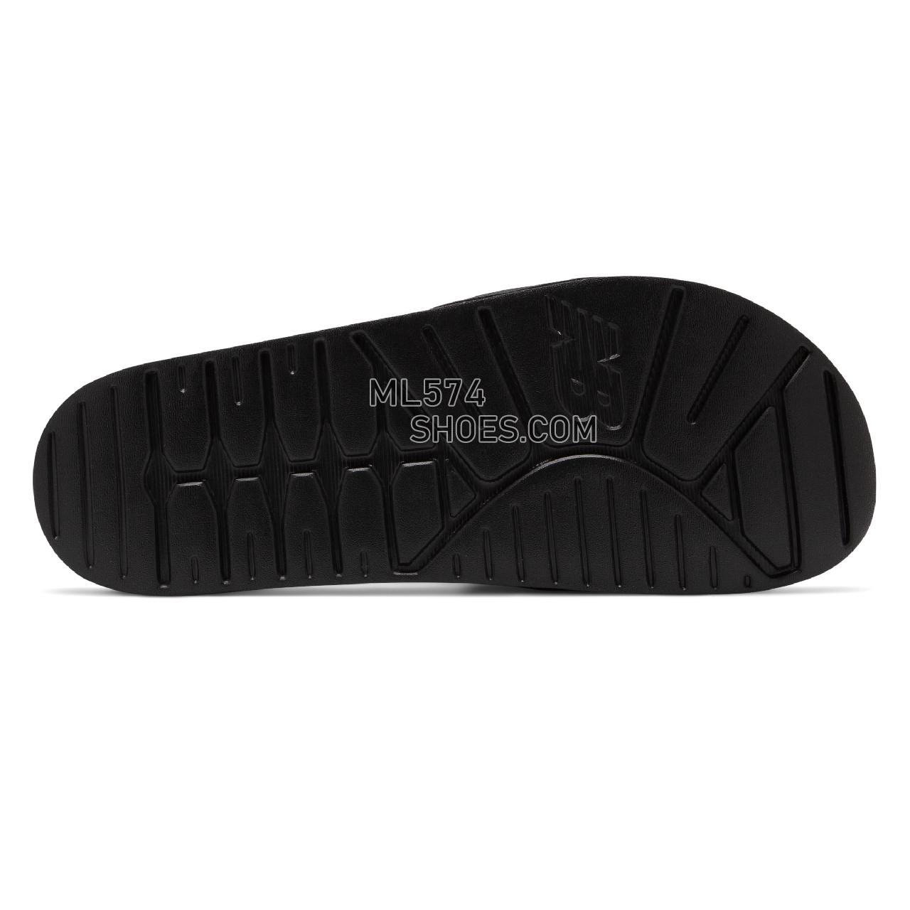 New Balance 200 - Men's Flip Flops - Black with White - SMF200B1