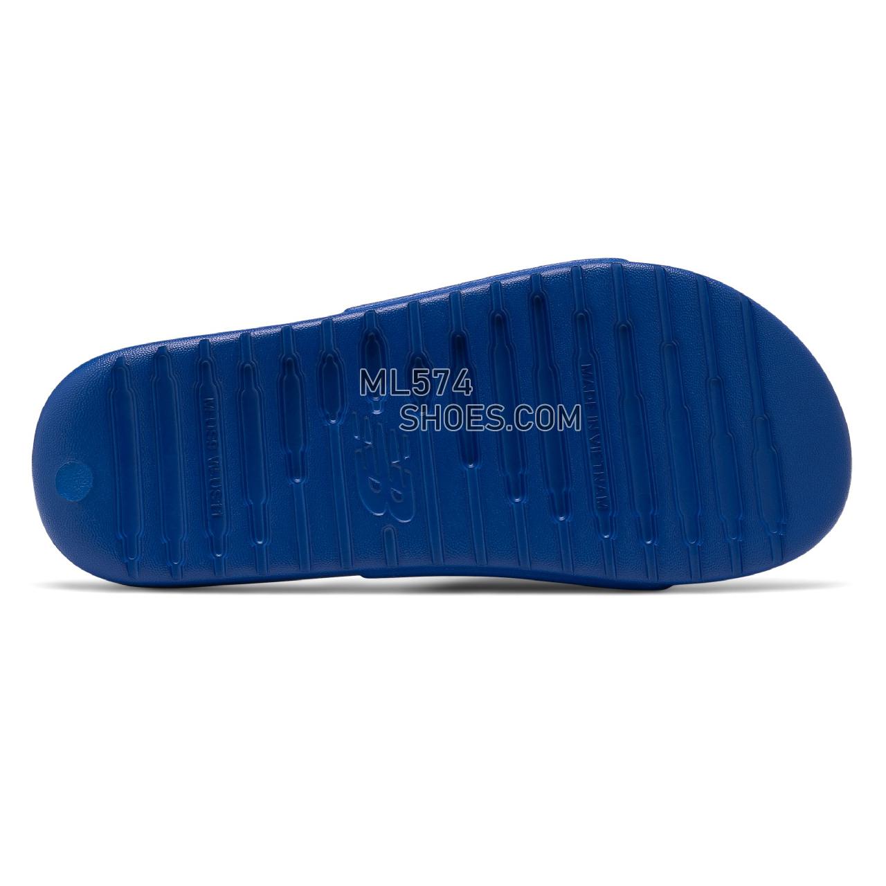 New Balance 100 - Men's Flip Flops - Team Blue with White - SUF100TB