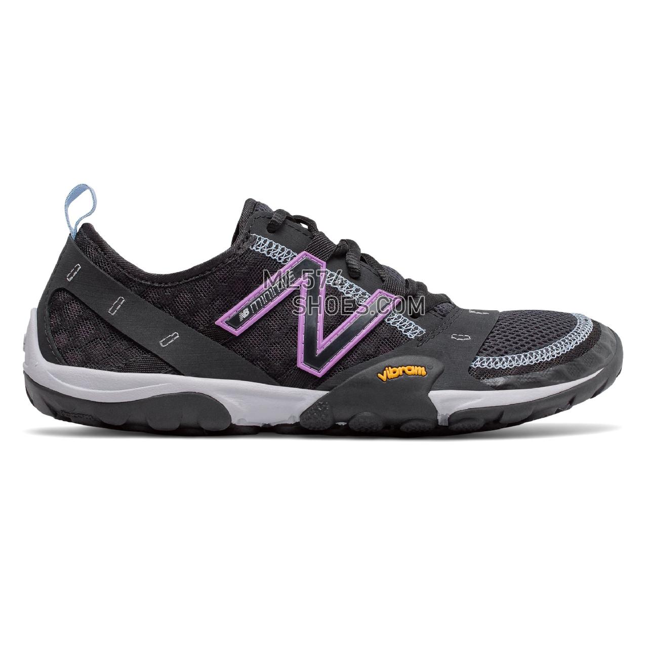 New Balance Minimus Trail 10v1 - Women's Trail Running - Black with Neo Violet - WT10BV