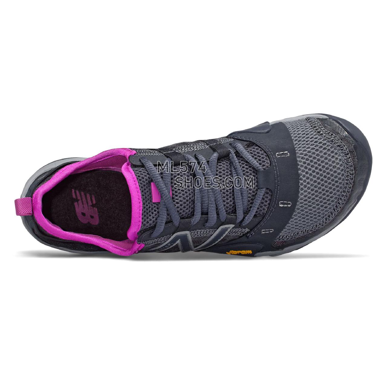 New Balance Minimus Trail 10 - Women's Trail Running - Outerspace with Voltage Violet - WT10VV