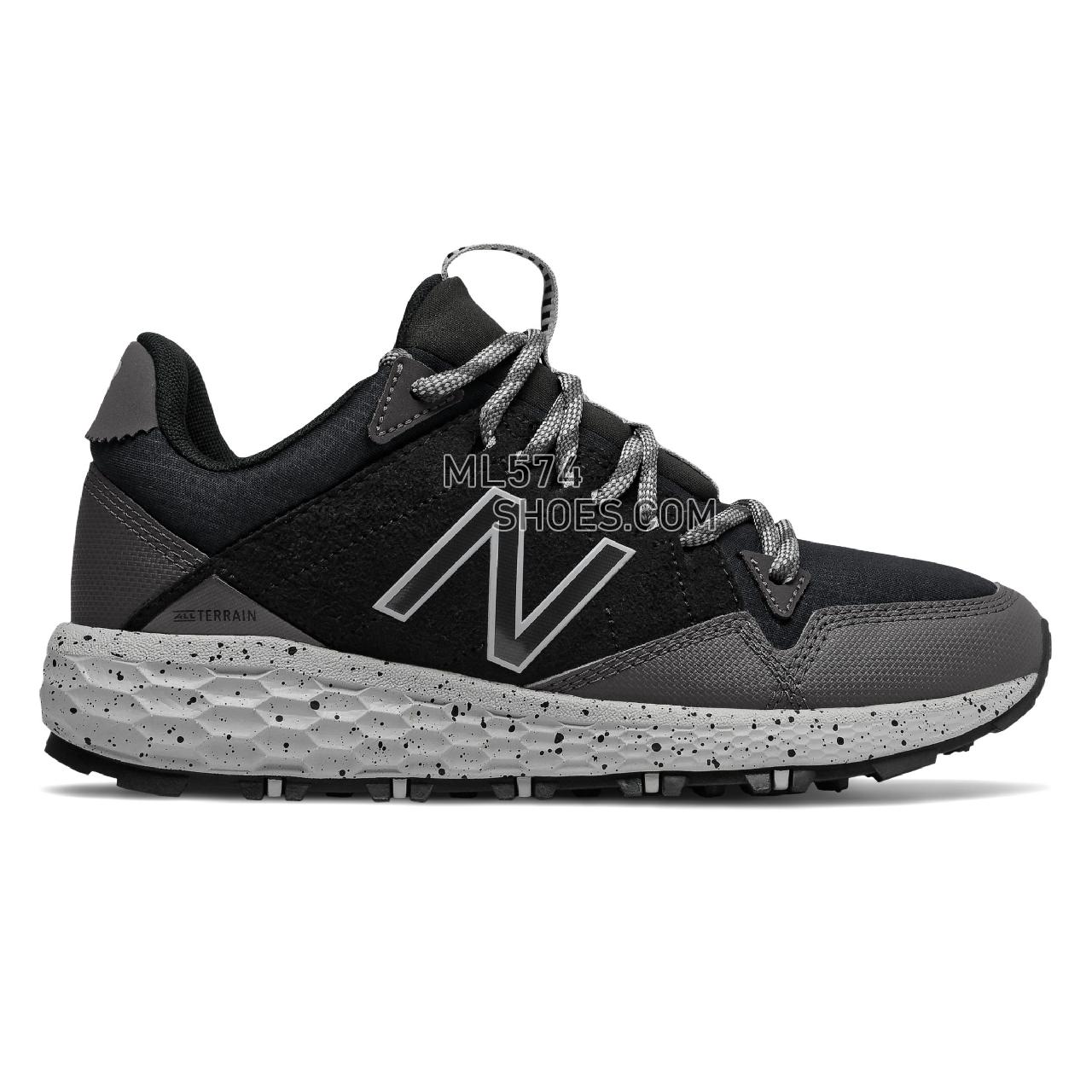 New Balance Fresh Foam Crag Trail - Women's Trail Running - Black with Magnet and Rain Cloud - WTCRGLB1