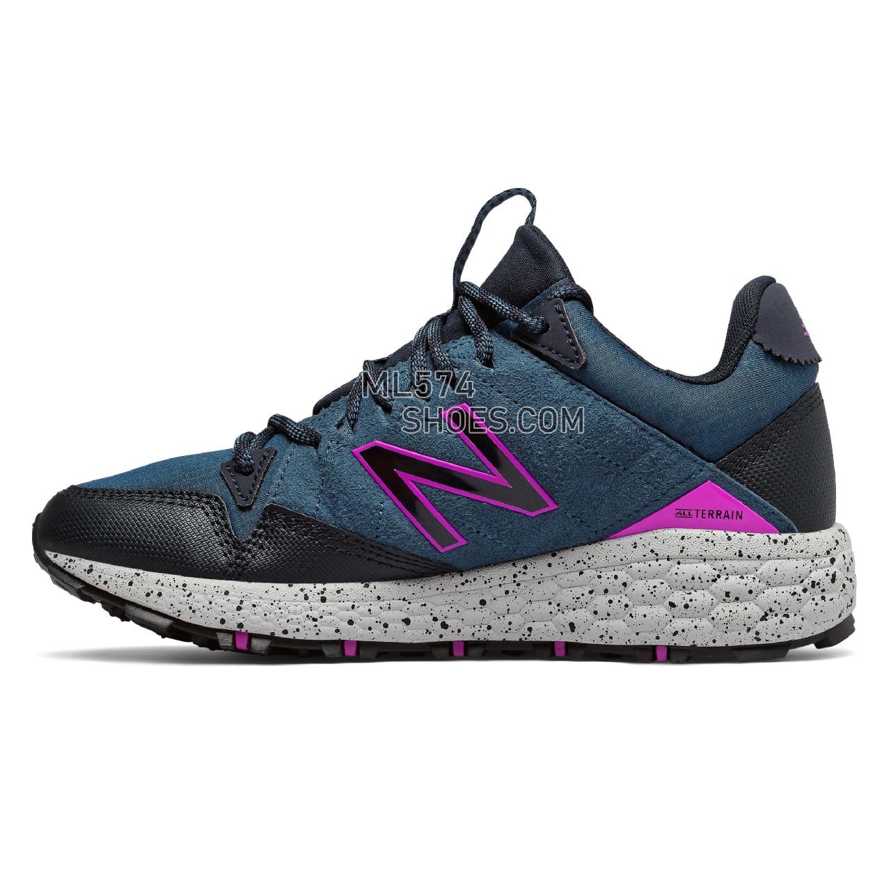 New Balance Fresh Foam Crag Trail - Women's Trail Running - Marblehead with North Sea and Eclipse - WTCRGLM1