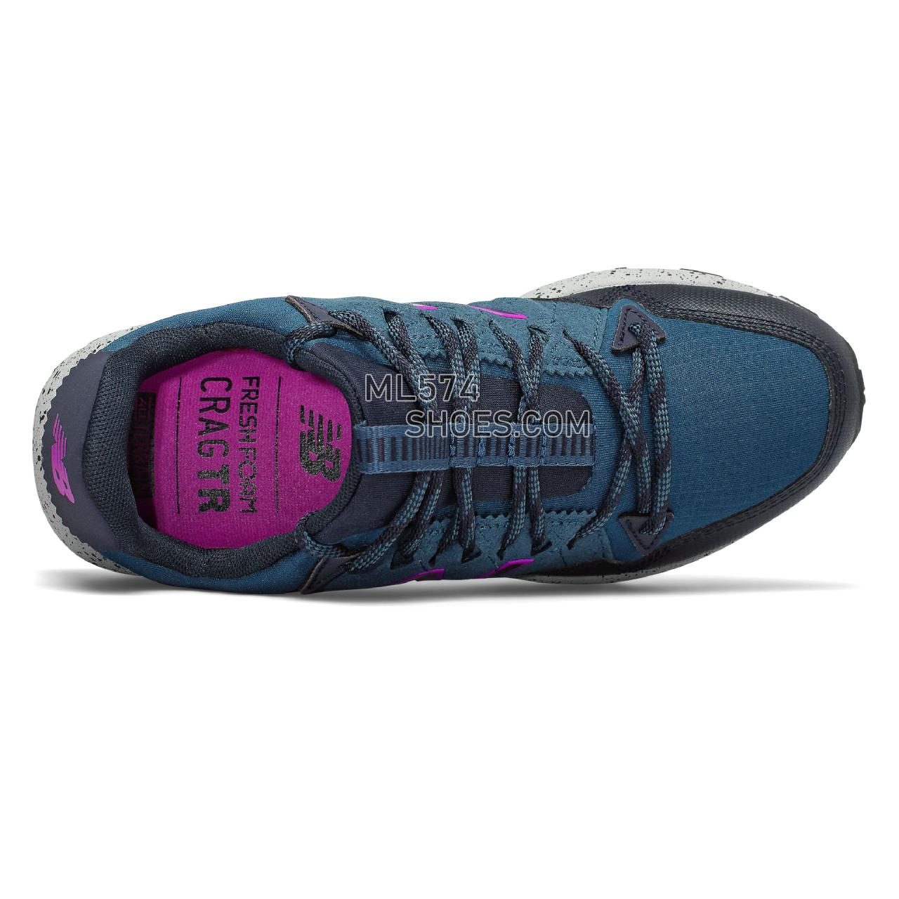 New Balance Fresh Foam Crag Trail - Women's Trail Running - Marblehead with North Sea and Eclipse - WTCRGLM1