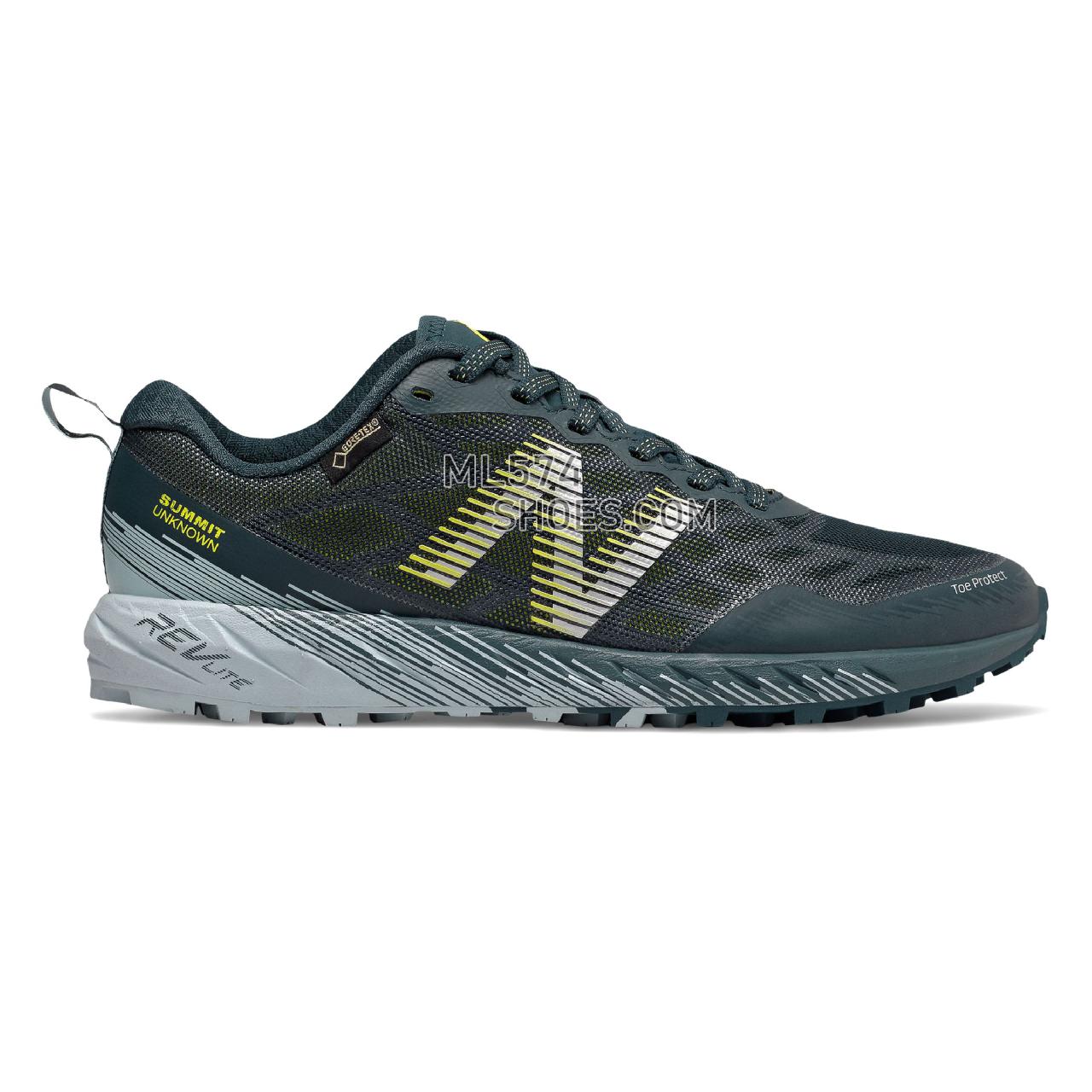 New Balance Summit Unknown GTX - Women's Trail Running - Supercell with Winter Sky and Sulphur Yellow - WTUNKNGT