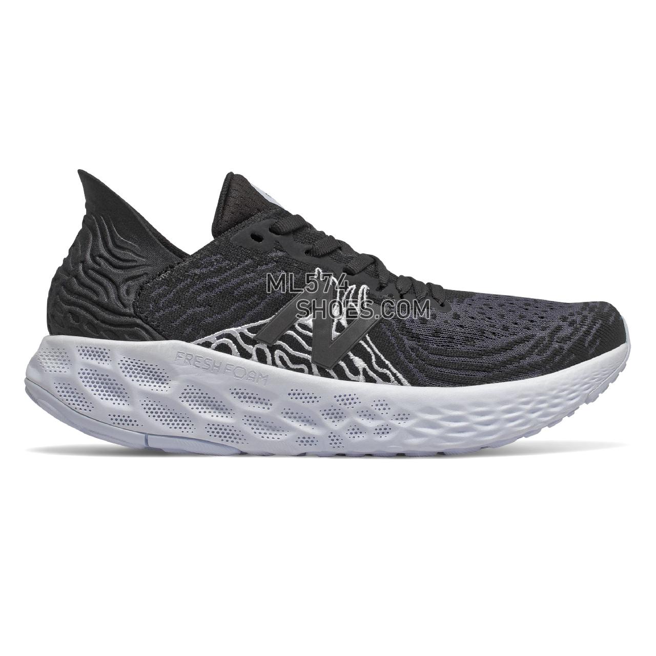 New Balance Fresh Foam 1080v10 - Women's Neutral Running - Black with Outerspace - W1080K10