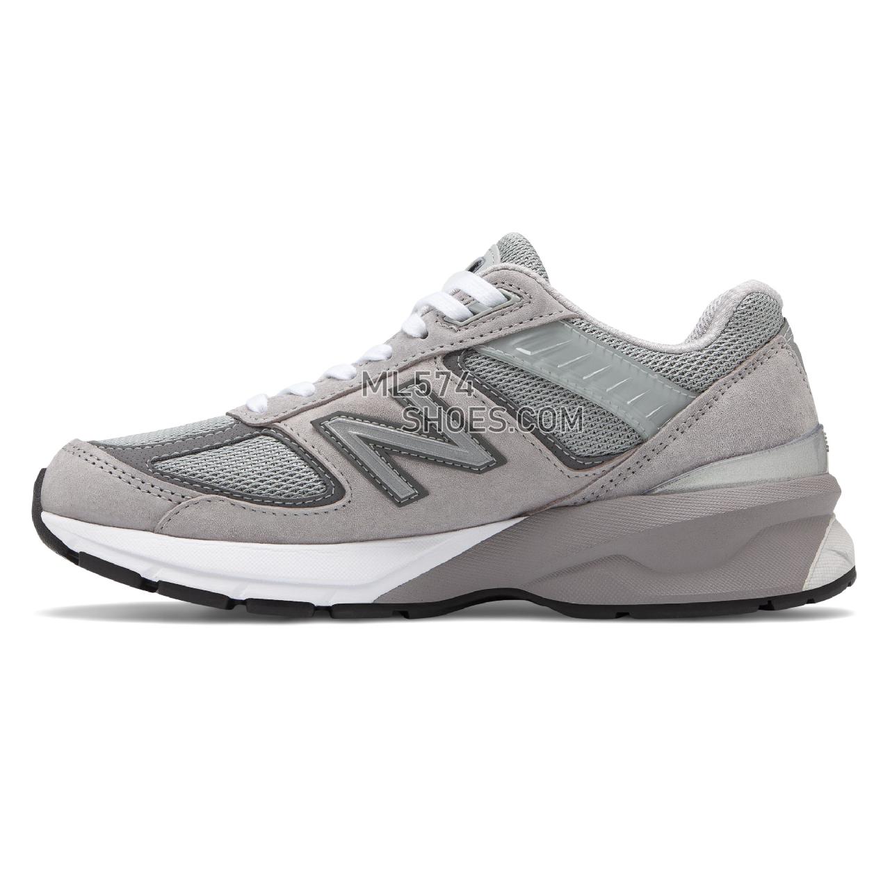 New Balance 990v5 Made in US - Women's Neutral Running - Grey with Castlerock - W990GL5