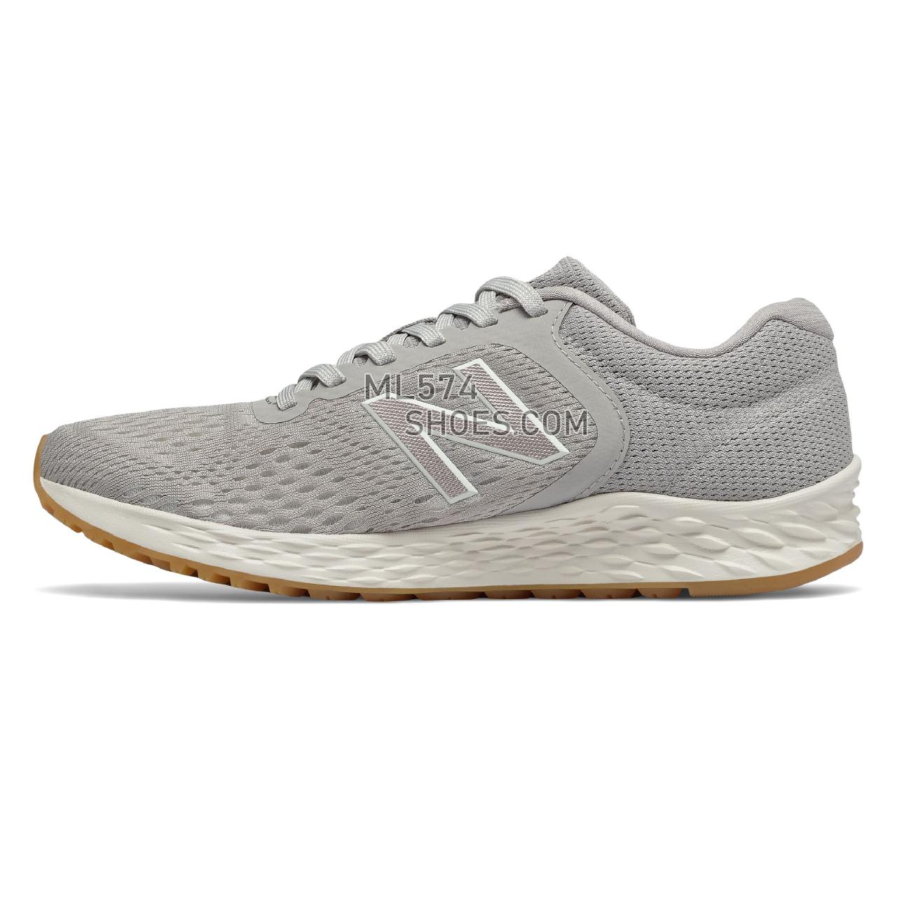 New Balance Fresh Foam Arishi v2 - Women's Neutral Running - Overcast with Champagne Metallic and Sea Salt - WARISRC2