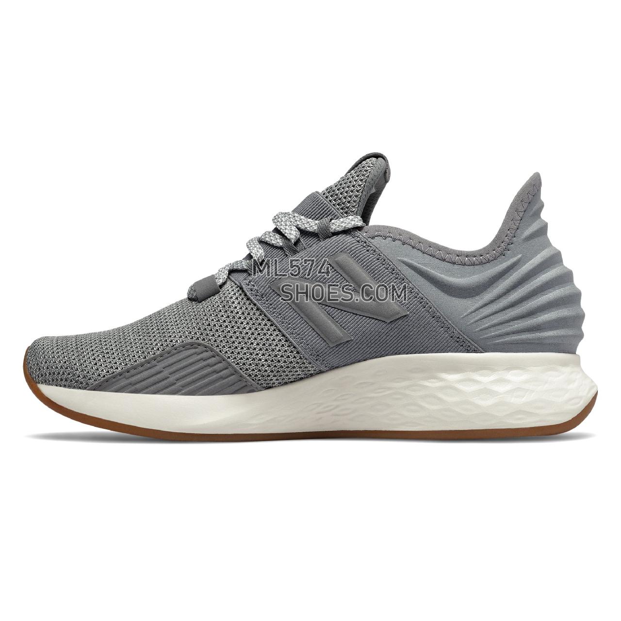 New Balance Fresh Foam Roav Knit - Women's Neutral Running - Gunmetal with Light Aluminum - WROAVKG